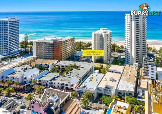 For lease $182,000 1/25 Orchid Avenue Surfers Paradise QLD 4217