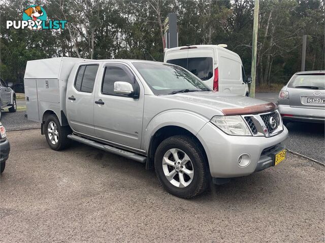 2013 NISSAN NAVARA ST X550(4X4) D40MY12 DUAL CAB UTILITY