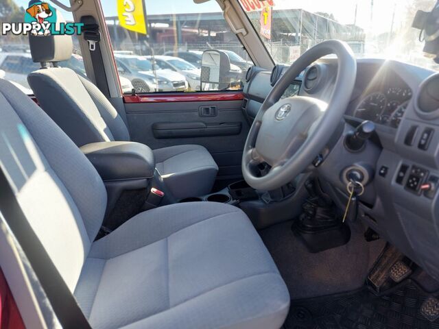 2019 TOYOTA LANDCRUISER GXL (4X4) VDJ79R UTE TRAY, 4 DOORS, 5 SEATS