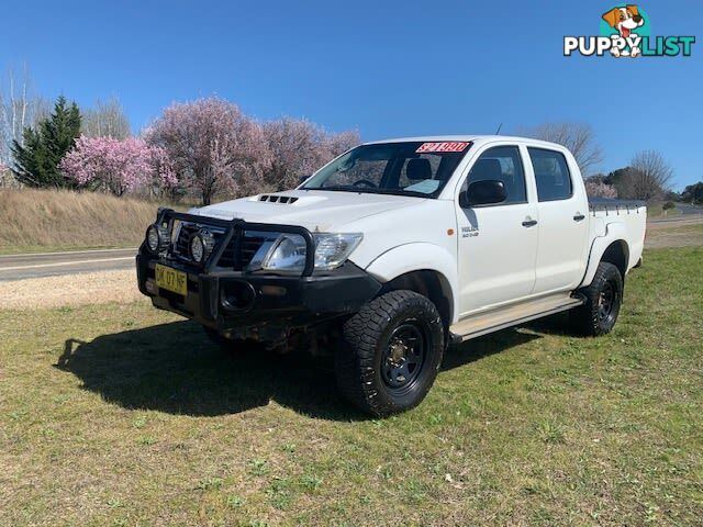 2013 TOYOTA HILUX SR (4X4) KUN26R MY14 UTE TRAY, 4 DOORS, 5 SEATS