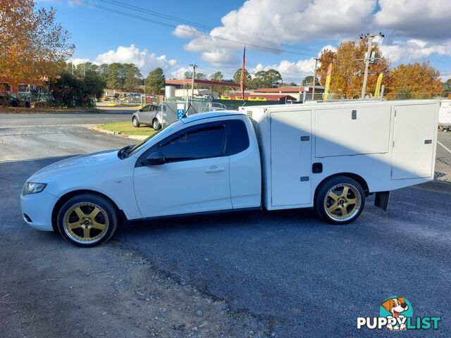 2010 FORD FALCON (LPG) FG UTE TRAY, 2 DOORS, 2 SEATS