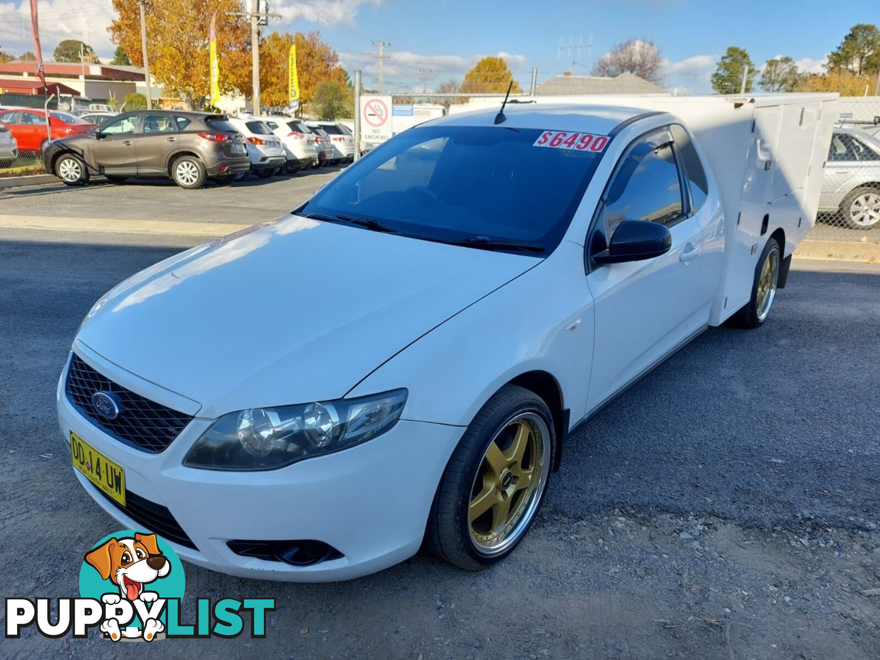 2010 FORD FALCON (LPG) FG UTE TRAY, 2 DOORS, 2 SEATS