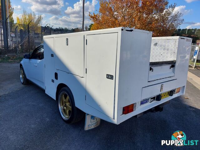 2010 FORD FALCON (LPG) FG UTE TRAY, 2 DOORS, 2 SEATS