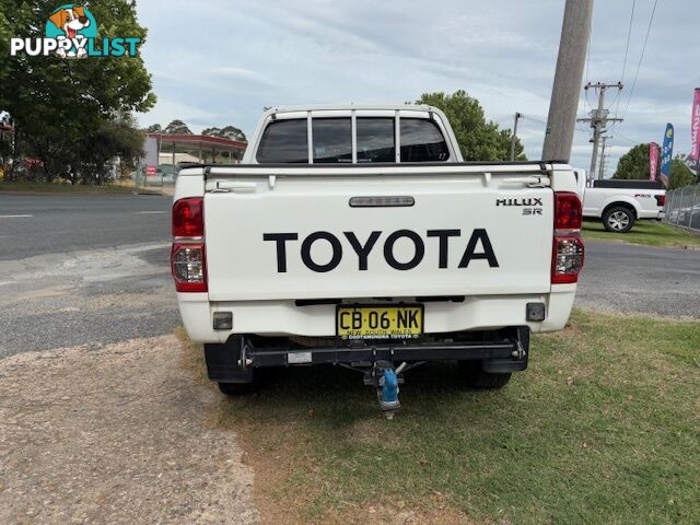 2014 TOYOTA HILUX SR (4X4) KUN26R MY12 UTE TRAY, 4 DOORS, 5 SEATS