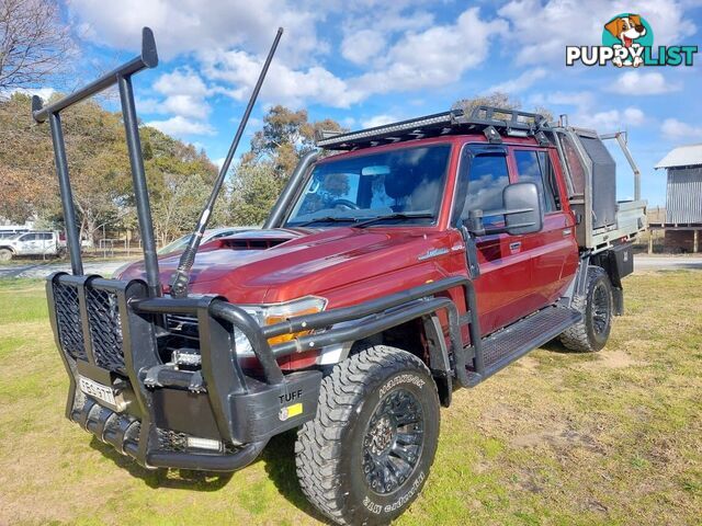 2018 TOYOTA LANDCRUISER GXL (4X4) VDJ79R UTE TRAY, 4 DOORS, 5 SEATS