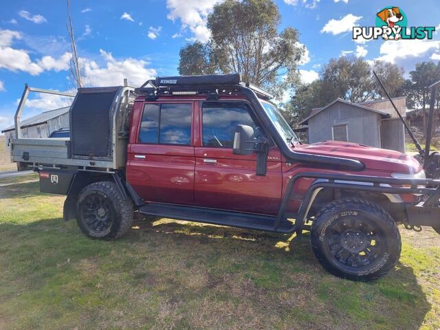 2018 TOYOTA LANDCRUISER GXL (4X4) VDJ79R UTE TRAY, 4 DOORS, 5 SEATS