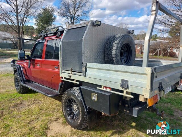 2018 TOYOTA LANDCRUISER GXL (4X4) VDJ79R UTE TRAY, 4 DOORS, 5 SEATS