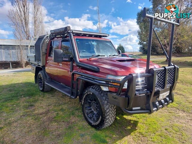 2018 TOYOTA LANDCRUISER GXL (4X4) VDJ79R UTE TRAY, 4 DOORS, 5 SEATS