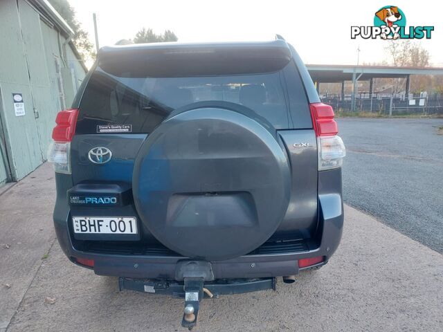 2012 TOYOTA LANDCRUISER PRADO GXL (4X4) KDJ150R 11 UPGRADE SUV, 4 DOORS, 7 SEATS