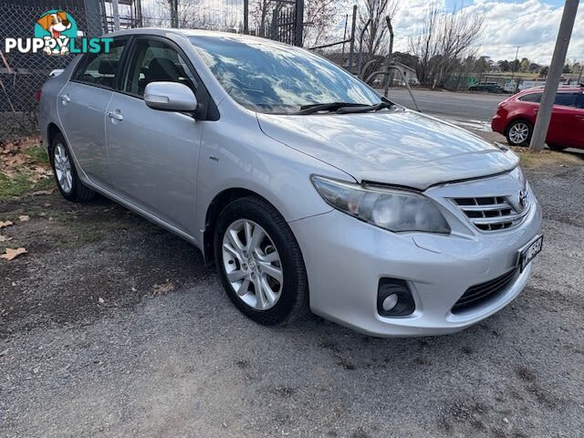 2011 TOYOTA COROLLA ULTIMA ZRE153R MY11 SEDAN, 4 DOORS, 5 SEATS