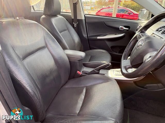 2011 TOYOTA COROLLA ULTIMA ZRE153R MY11 SEDAN, 4 DOORS, 5 SEATS