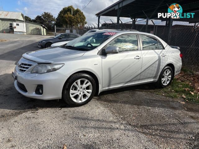 2011 TOYOTA COROLLA ULTIMA ZRE153R MY11 SEDAN, 4 DOORS, 5 SEATS