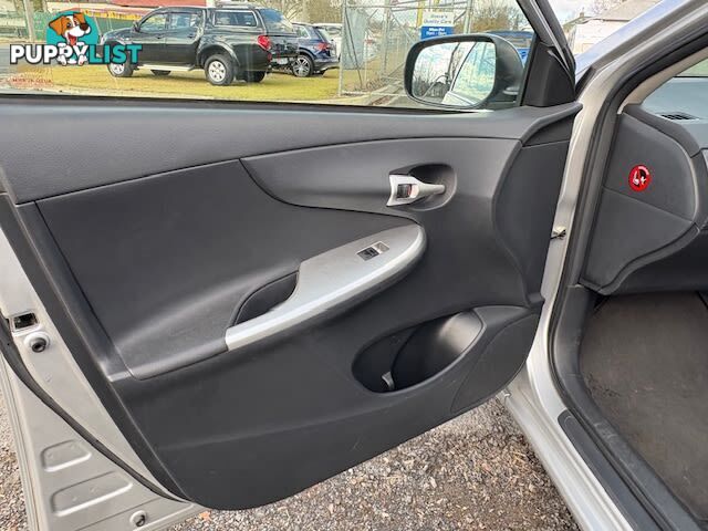 2011 TOYOTA COROLLA ULTIMA ZRE153R MY11 SEDAN, 4 DOORS, 5 SEATS