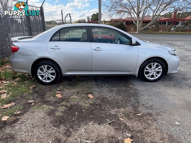 2011 TOYOTA COROLLA ULTIMA ZRE153R MY11 SEDAN, 4 DOORS, 5 SEATS