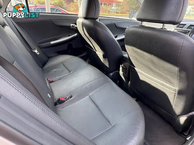 2011 TOYOTA COROLLA ULTIMA ZRE153R MY11 SEDAN, 4 DOORS, 5 SEATS