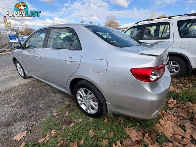 2011 TOYOTA COROLLA ULTIMA ZRE153R MY11 SEDAN, 4 DOORS, 5 SEATS