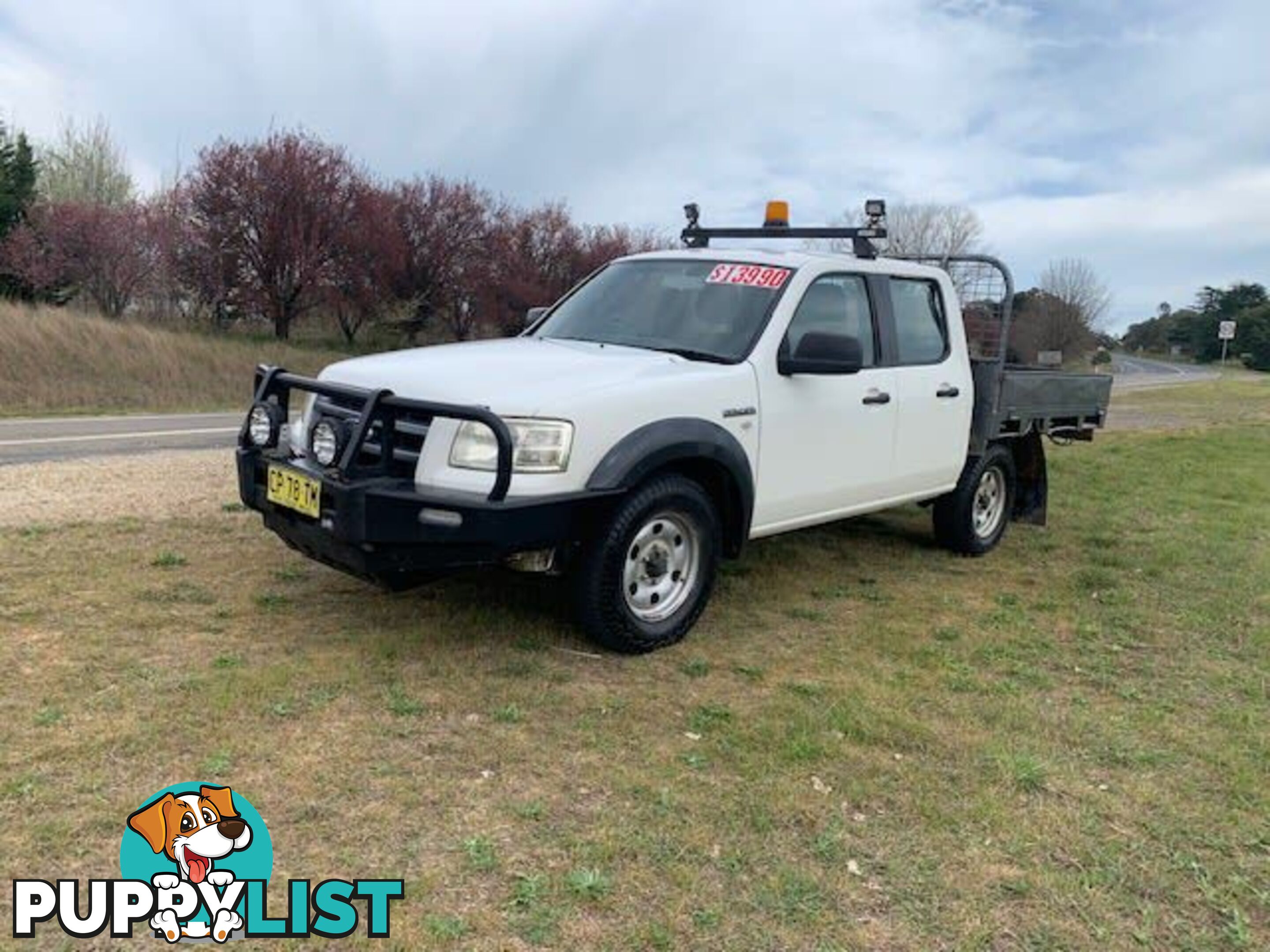 2008 FORD RANGER XL (4X4) PJ 07 UPGRADE UTE TRAY, 4 DOORS, 5 SEATS