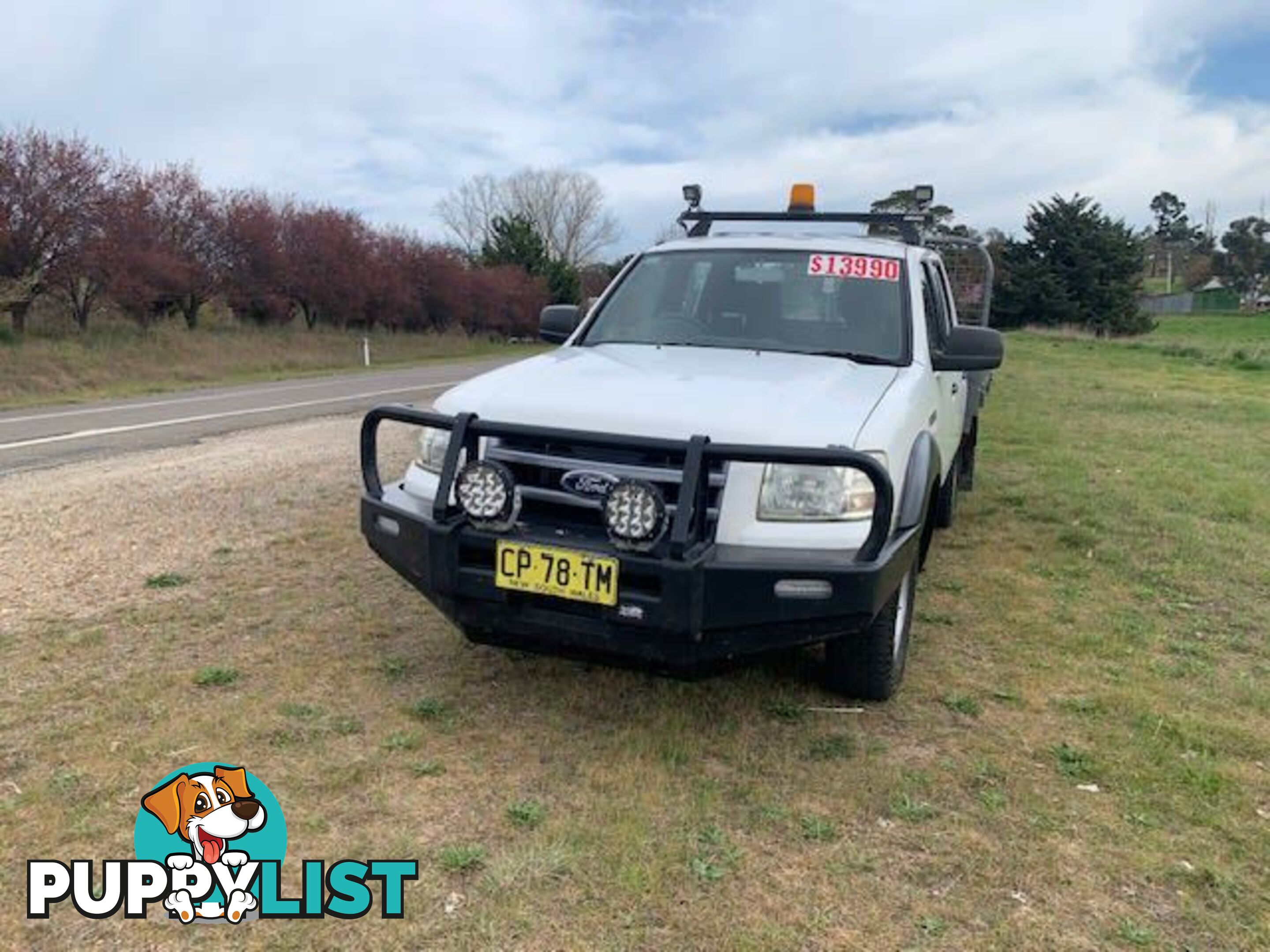 2008 FORD RANGER XL (4X4) PJ 07 UPGRADE UTE TRAY, 4 DOORS, 5 SEATS