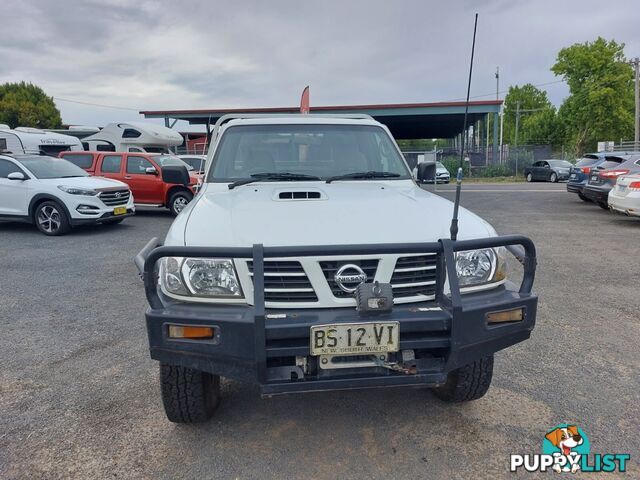 2006 NISSAN PATROL DX (4X4) GU UTE TRAY, 2 DOORS, 3 SEATS