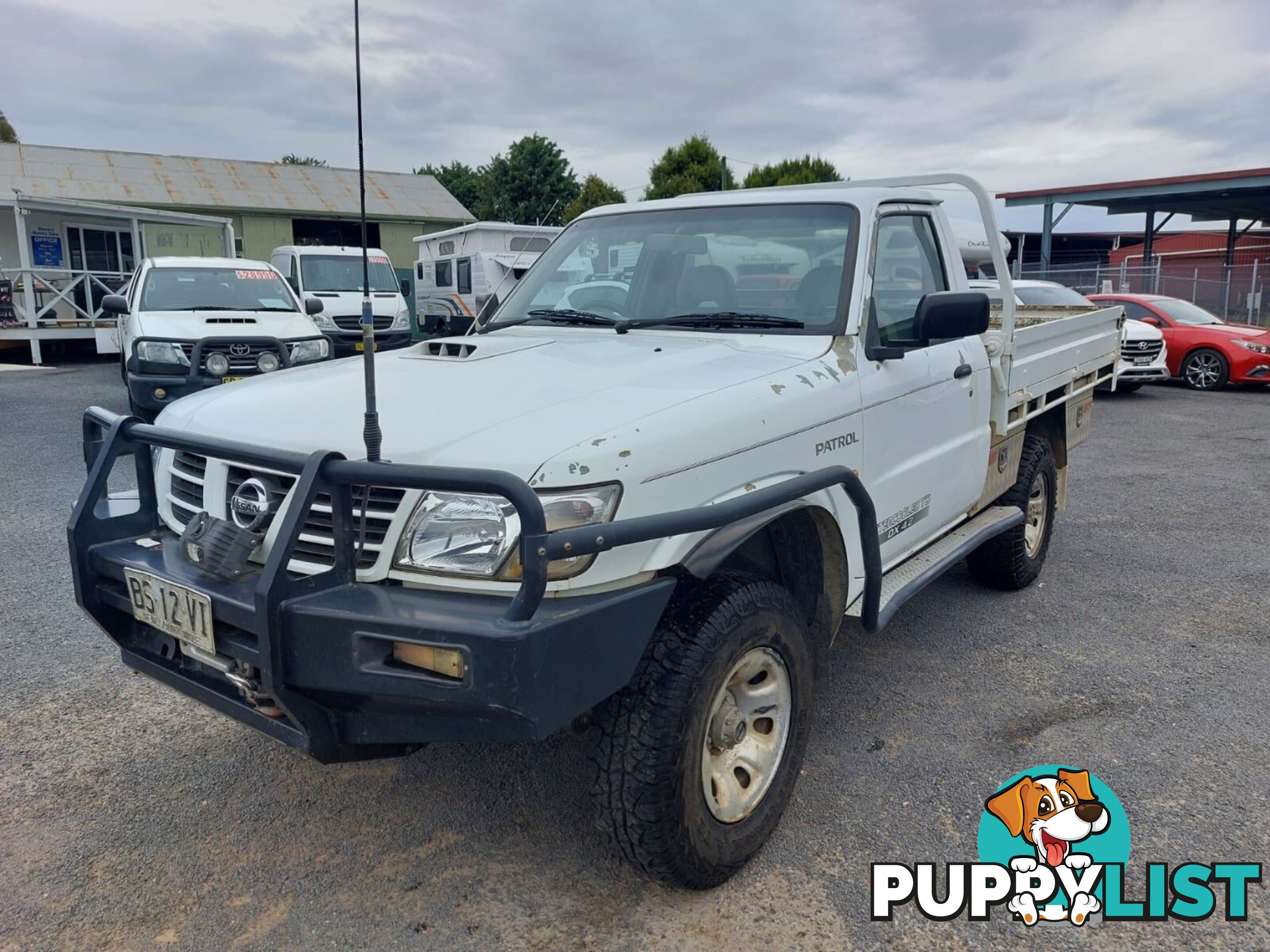 2006 NISSAN PATROL DX (4X4) GU UTE TRAY, 2 DOORS, 3 SEATS