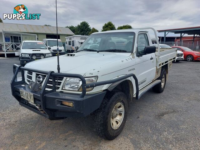 2006 NISSAN PATROL DX (4X4) GU UTE TRAY, 2 DOORS, 3 SEATS