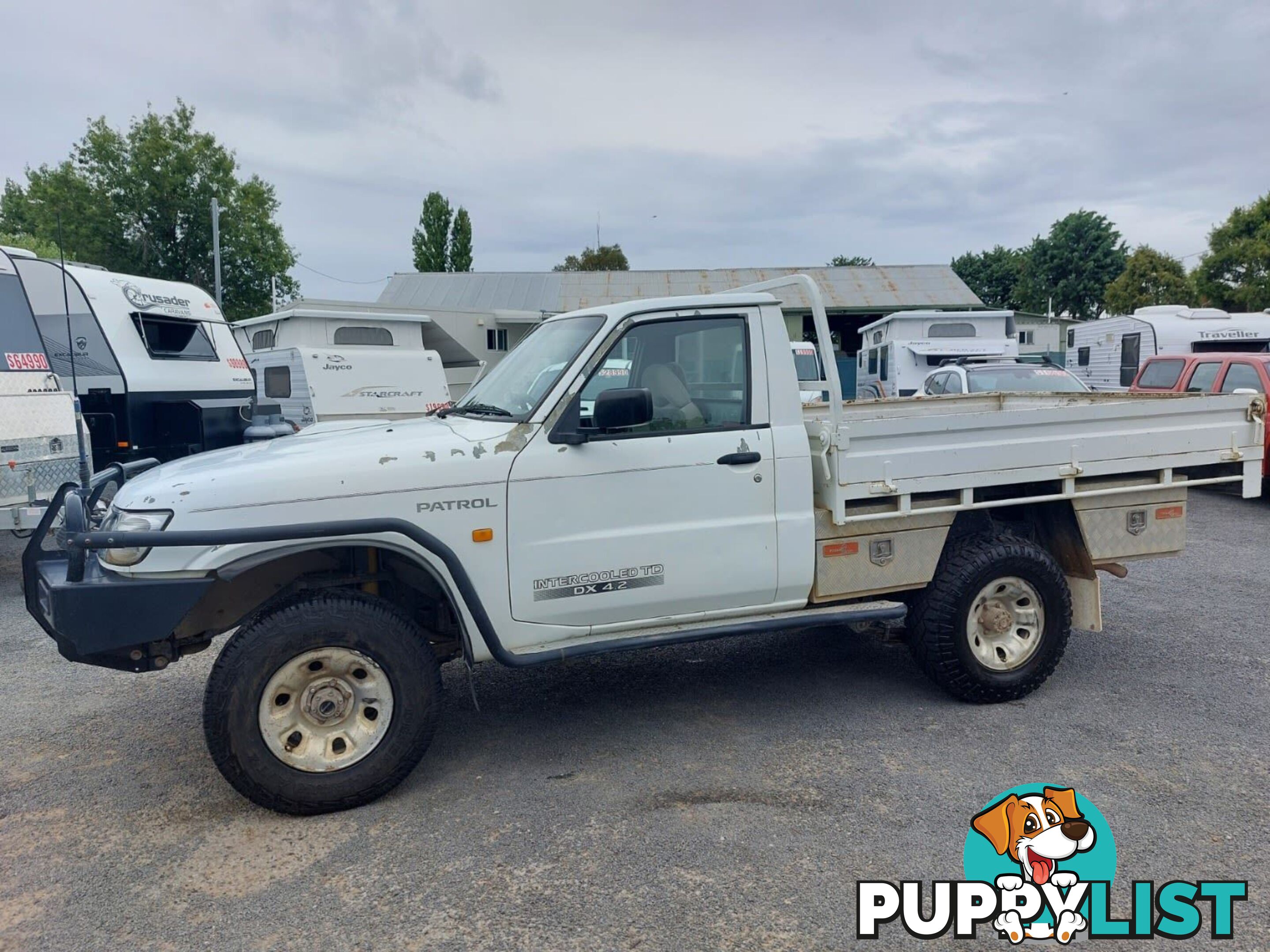 2006 NISSAN PATROL DX (4X4) GU UTE TRAY, 2 DOORS, 3 SEATS