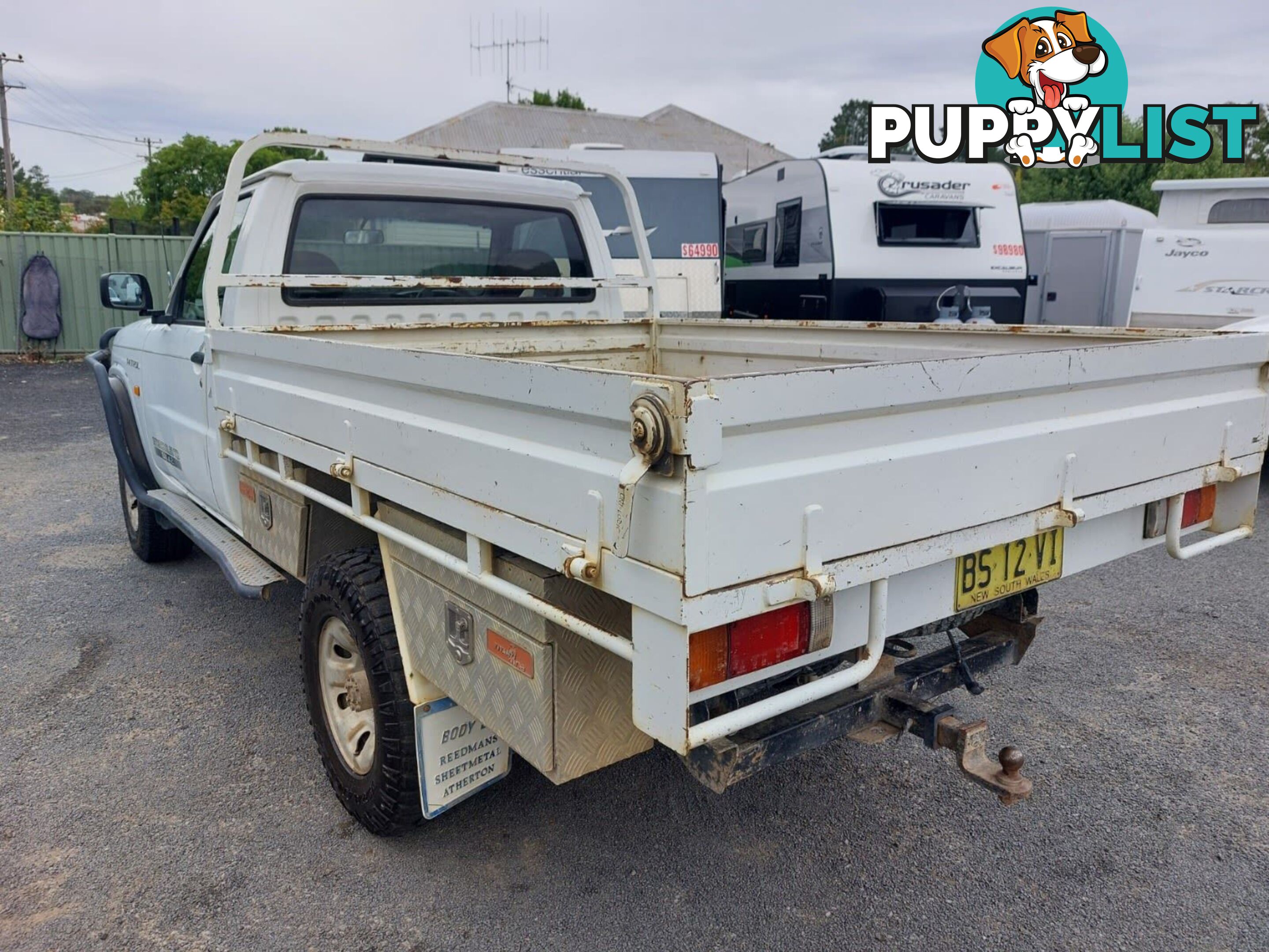 2006 NISSAN PATROL DX (4X4) GU UTE TRAY, 2 DOORS, 3 SEATS