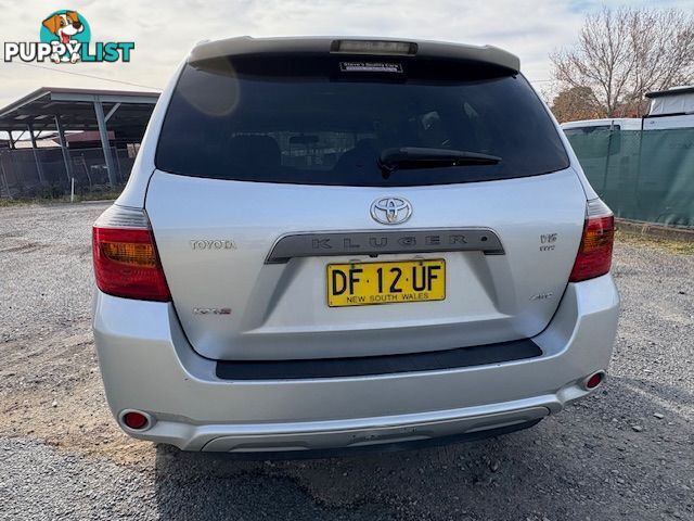 2008 TOYOTA KLUGER KX-S (4X4) GSU45R SUV, 4 DOORS, 7 SEATS
