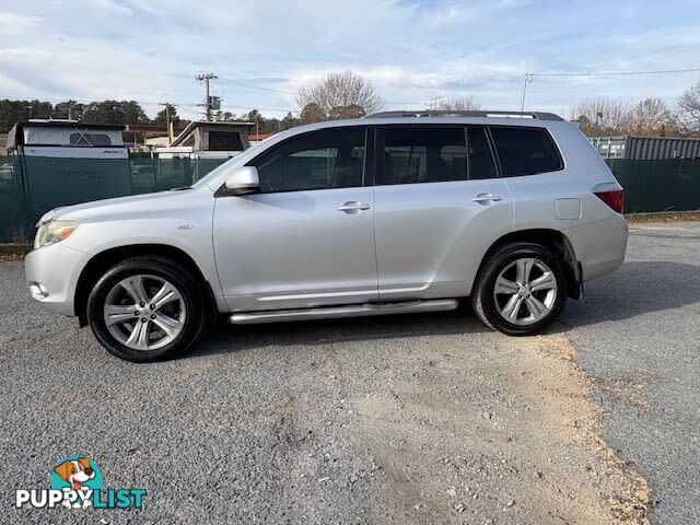 2008 TOYOTA KLUGER KX-S (4X4) GSU45R SUV, 4 DOORS, 7 SEATS