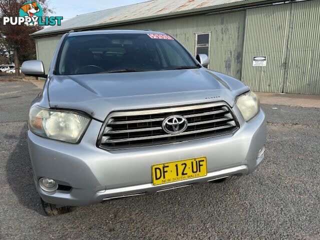 2008 TOYOTA KLUGER KX-S (4X4) GSU45R SUV, 4 DOORS, 7 SEATS