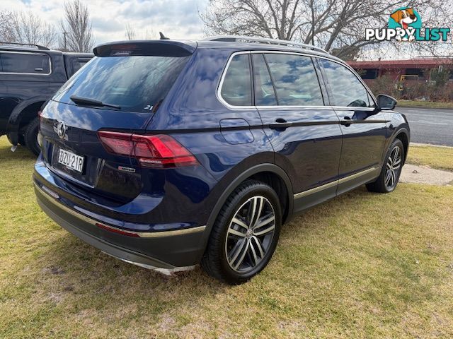 2018 VOLKSWAGEN TIGUAN 162 TSI HIGHLINE 5NA MY19 SUV, 4 DOORS, 5 SEATS