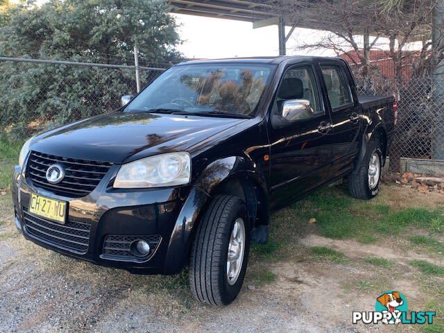 2012 GREAT WALL V240 (4X4) K2 MY11 UTE TRAY, 4 DOORS, 5 SEATS