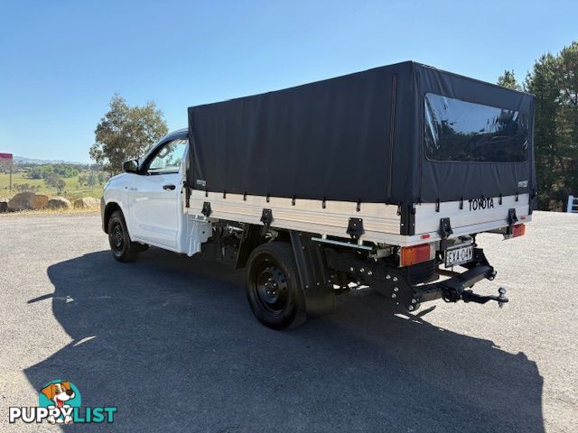 2022 TOYOTA HILUX WORKMATE (4X2) TGN121R UTE TRAY, 2 DOORS, 2 SEATS