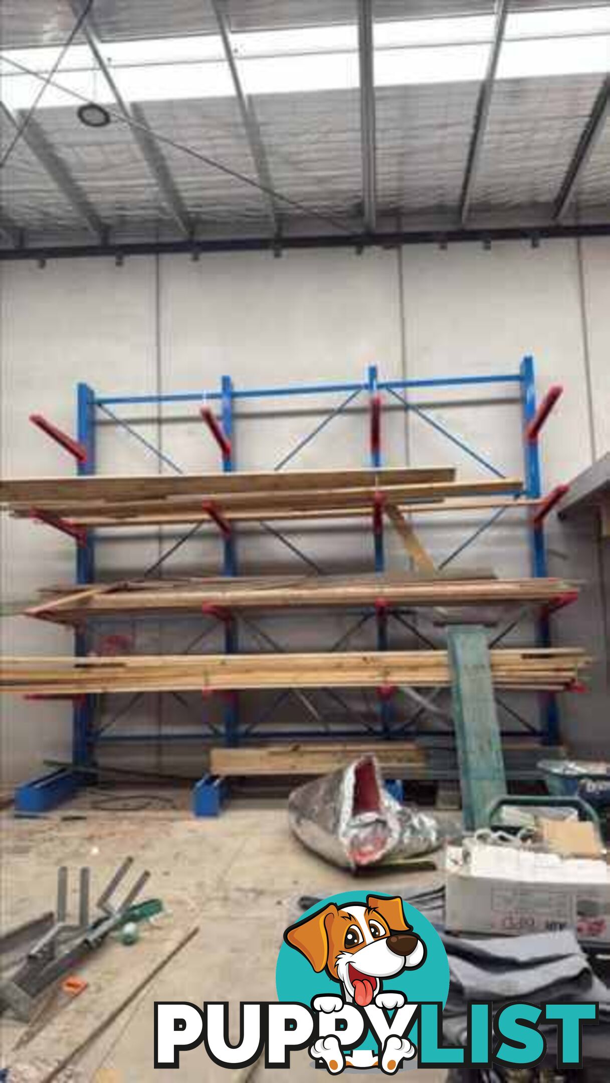 Cantilevered Racking for factory