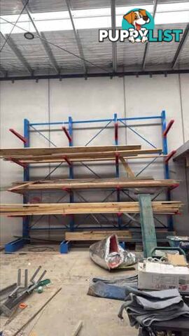 Cantilevered Racking for factory