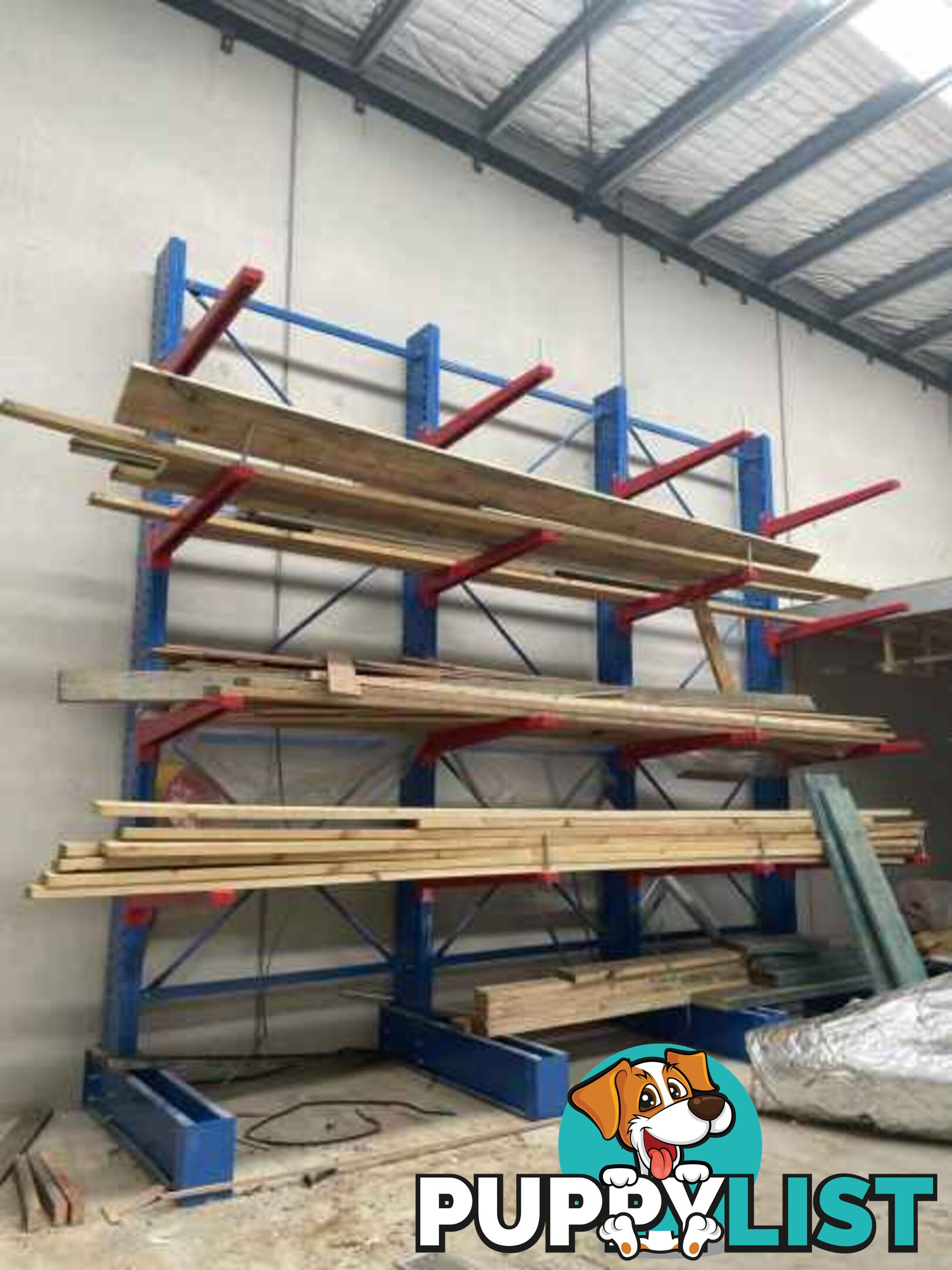 Cantilevered Racking for factory