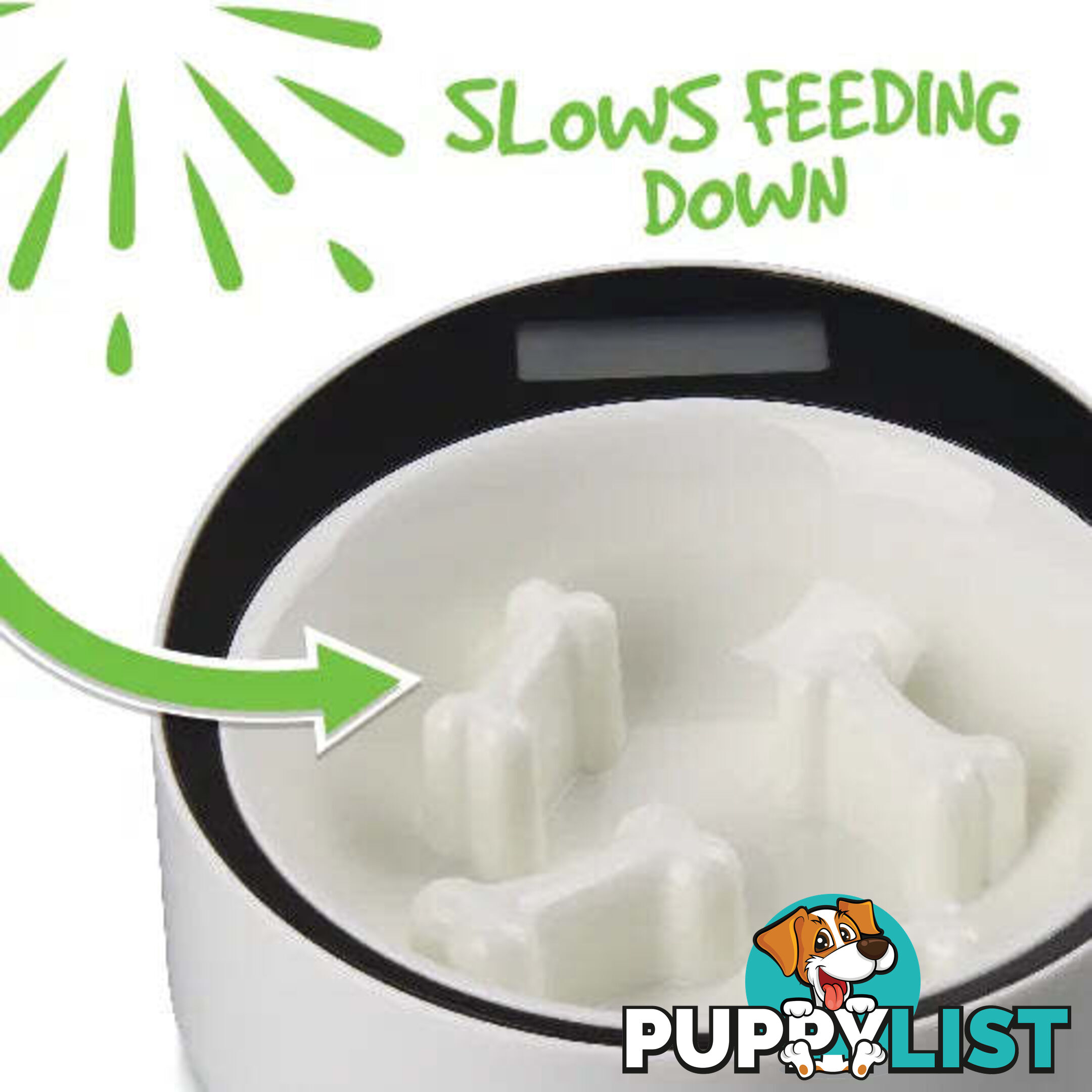 DIGITAL PET MEASURING BOWL - SLOW FEEDER - 425ml - BAINBRIDGE - BB-A7240