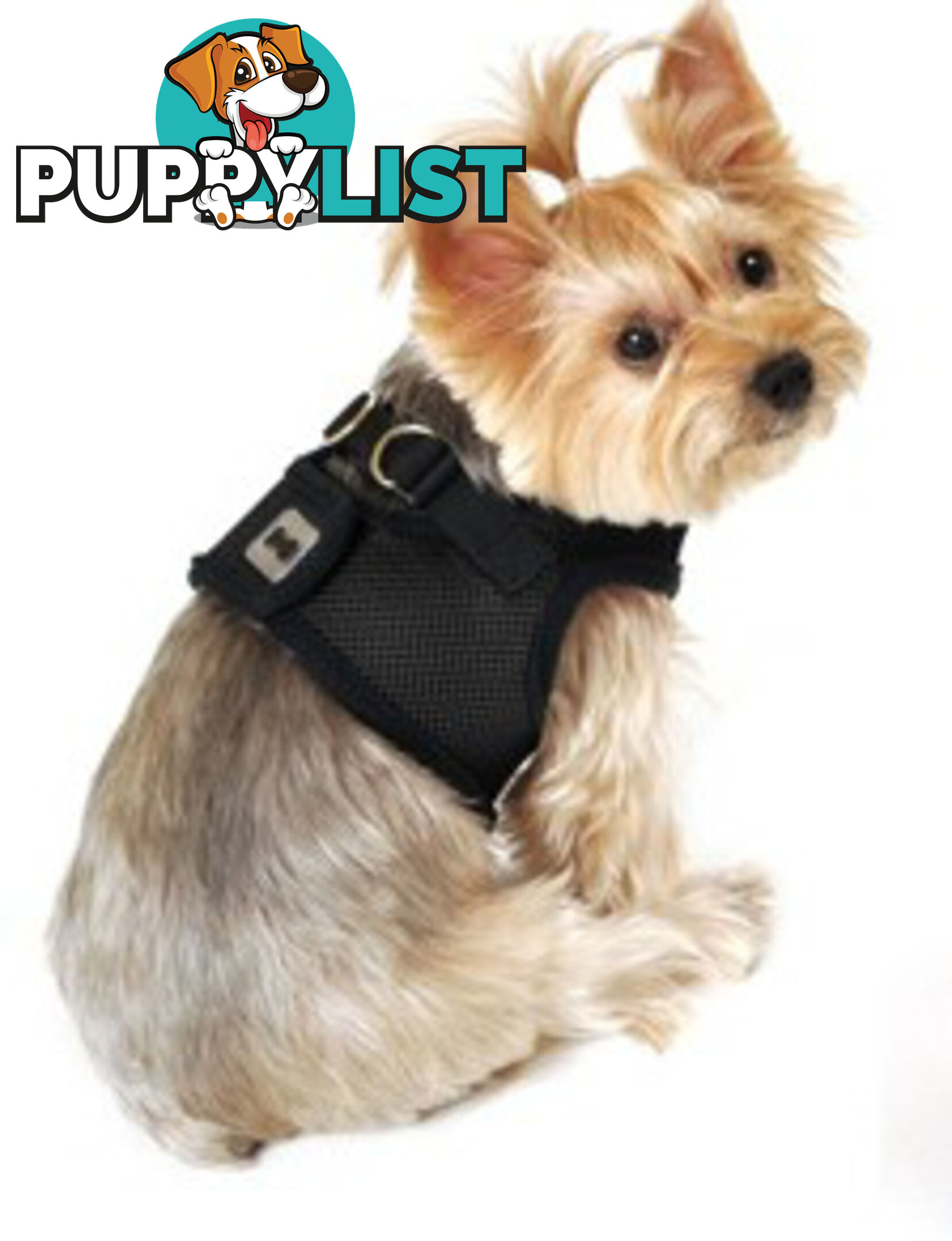 Vest Harness Pet Dog-Cat Step-in Velcro and Buckle Attachments - Moondidley Pets - MDPVESTLRED