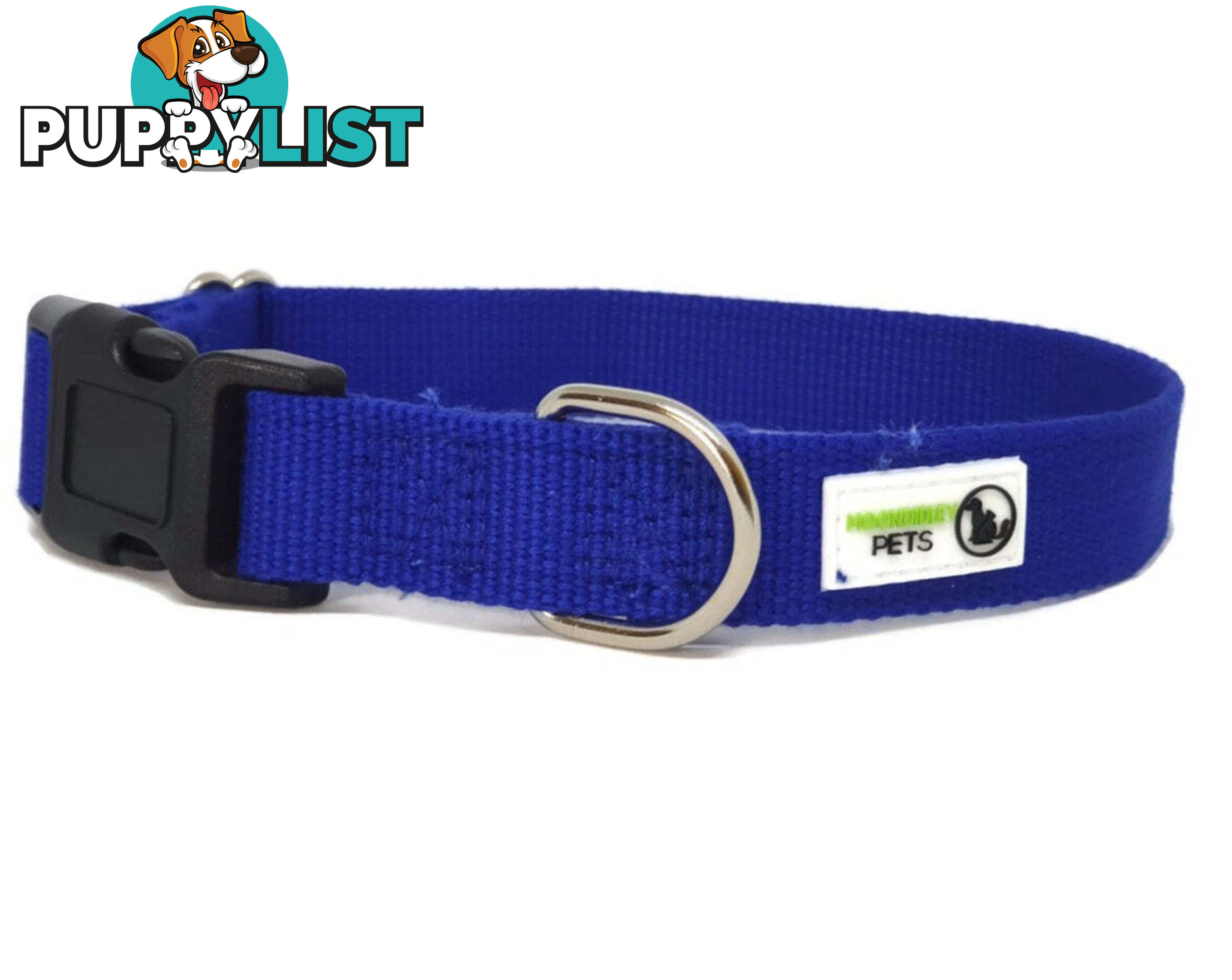 100% Pure Bamboo Fibre Dog Collar Plastic Buckle - Moondidley Pets - MDPCOLBAMLPUR
