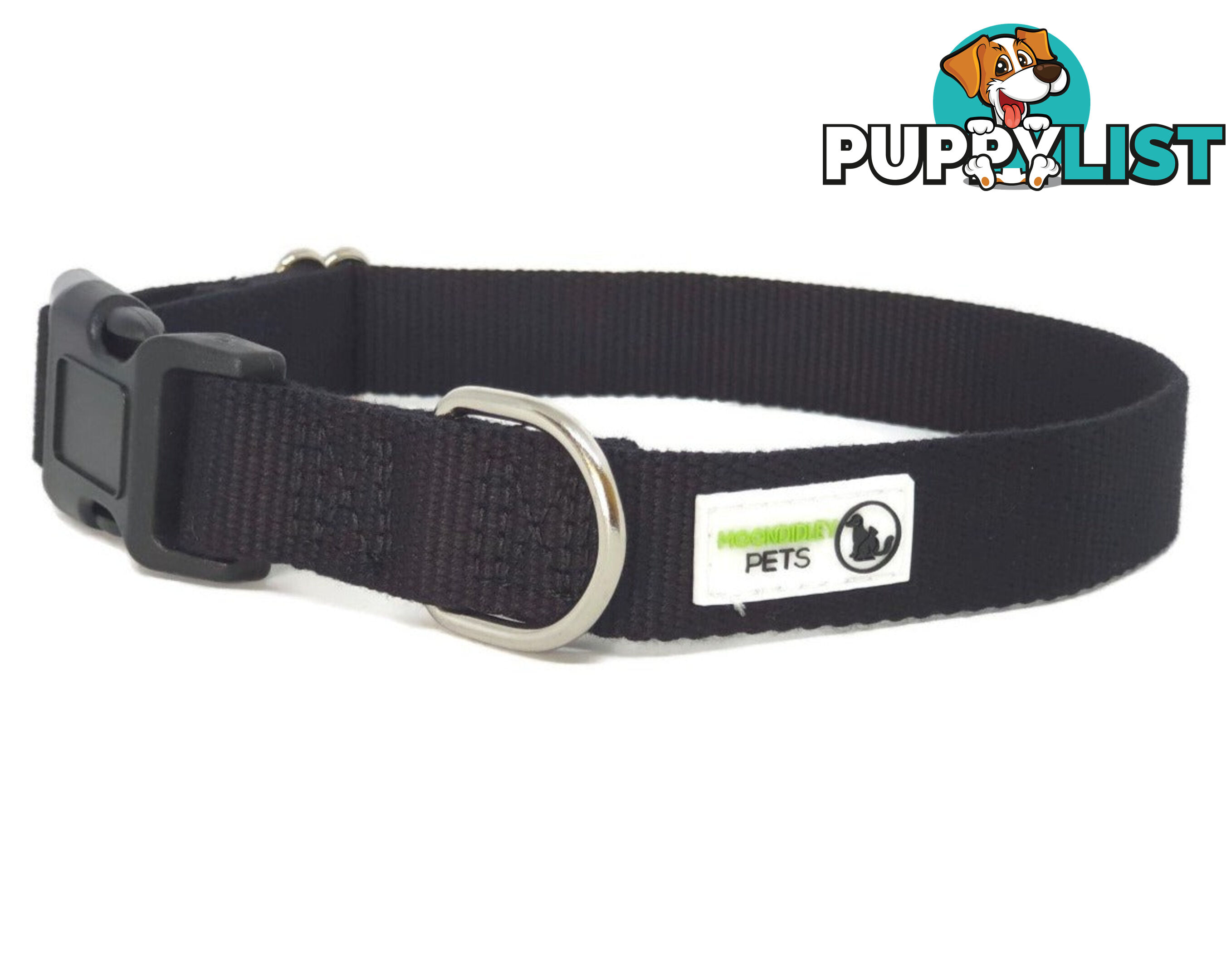 100% Pure Bamboo Fibre Dog Collar Plastic Buckle - Moondidley Pets - MDPCOLBAMLPUR
