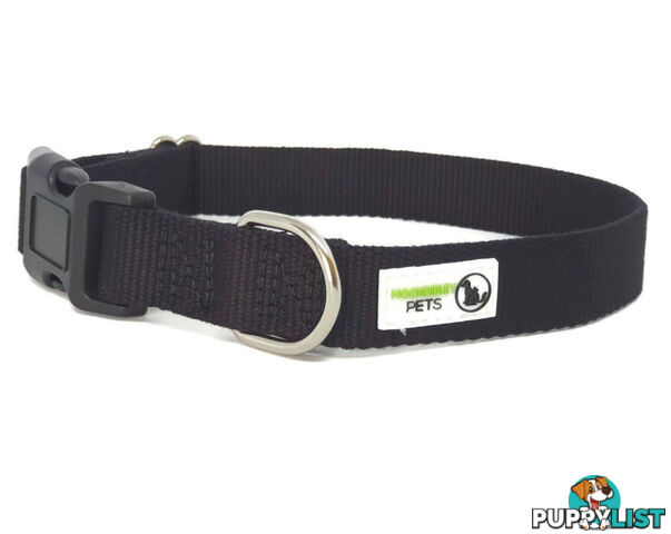 100% Pure Bamboo Fibre Dog Collar Plastic Buckle - Moondidley Pets - MDPCOLBAMLPUR