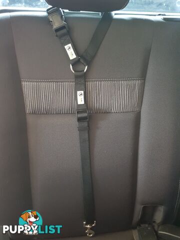 Dog Seatbelt Headrest Restraint Safety Travel - Moondidley Pets - MDPHRSBBU