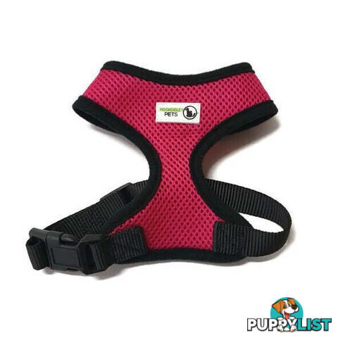 Pet Harness Soft Air Mesh Padded Adjustable  - Moondidley Pets - MDPHARMESLLBL