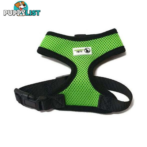Pet Harness Soft Air Mesh Padded Adjustable  - Moondidley Pets - MDPHARMESLLBL