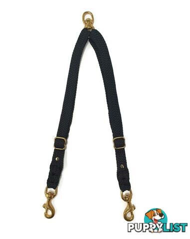 2 Dog Coupler Two Way Twin Walking Lead No Stitching - Yarnix - YNXCOUP-10-PNK