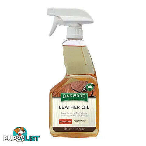 OAKWOOD LEATHER OIL 500ML - BAINBRIDGE - BB-A3506