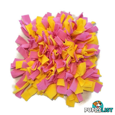 Snuffle Mats - Premium Heavy Duty Rubber Based - Pet Treat Play - Calms Anxiety - Slow Feeder - SNUFFLE-MED-GNBK