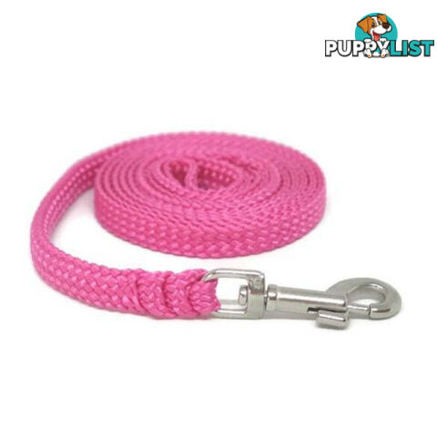 1.8m to 10m Long Dog Lead No Stitching Tough Yarnix 10mm Wide - YNXLD10-1.8-GRN-BR