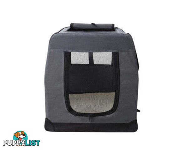 i.Pet Pet Carrier Soft Crate Dog Cat Travel Portable Cage Kennel Foldable Car - PET-CARRIER-4XL-GR
