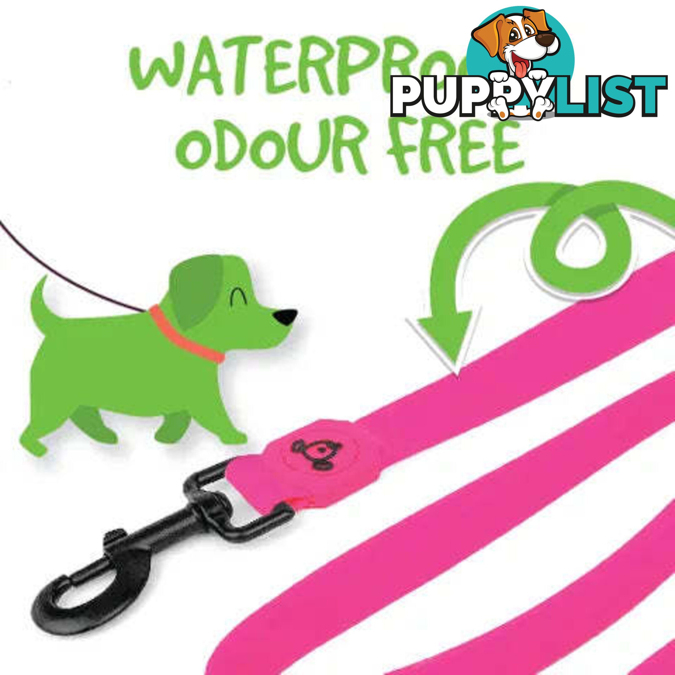 WATERPROOF DOG LEASH - BAINBRIDGE - BB-A7276-LAV